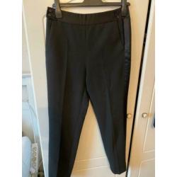 Zara pantalon smoking pants met zijstrook