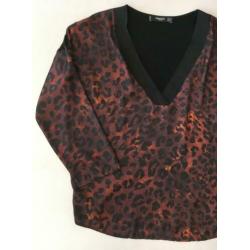 Mango top in leopard print. NIEUW!