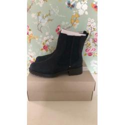 Clarks Dames Chelsea Boots Maat 39,5 Blauw