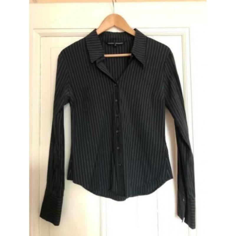 Vanilia zwarte Blouse - maat M
