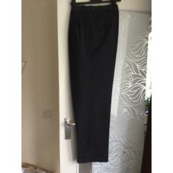 Mooie grijze BRAX bandplooi pantalon