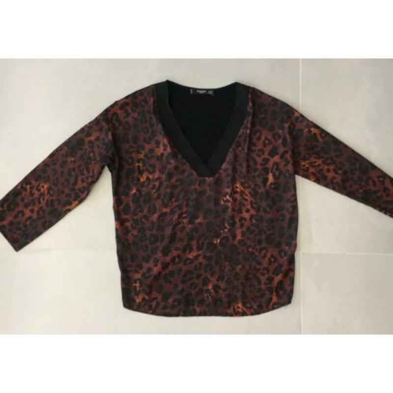 Mango top in leopard print. NIEUW!