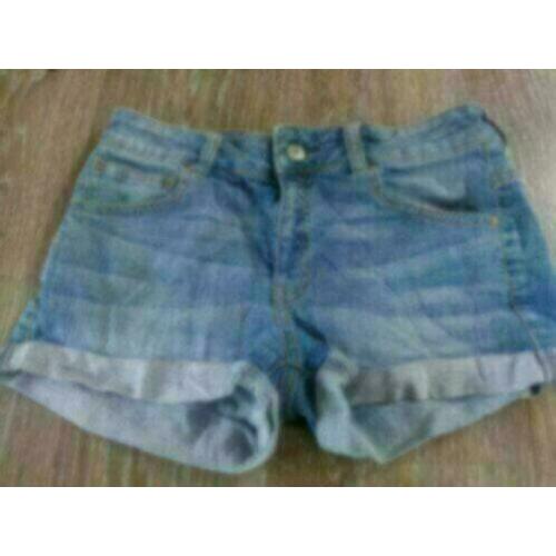 Jeansshort van Mango mt 34, gedragen in goede staat