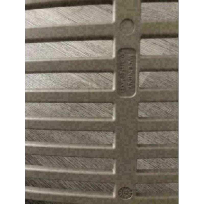 Fast niwa design tuinstoel taupe nieuw aluminium