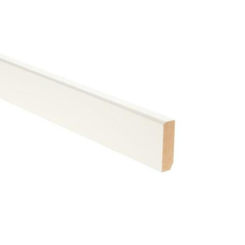 Plint en architraaf (koplat) mdf gegrond