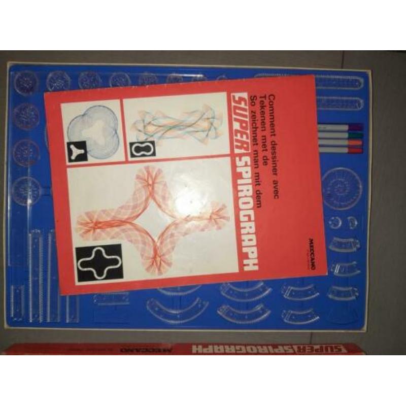 meccano super spirograph vintage tekenset