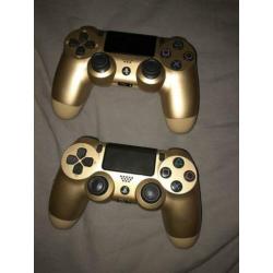 Gold Playstation 4, 2 controles, 2 spellen