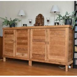 Mooi teakhouten dressoir kast