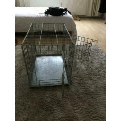 Reis Honden bench inklapbaar met handvat 76x48x55 2 deurs