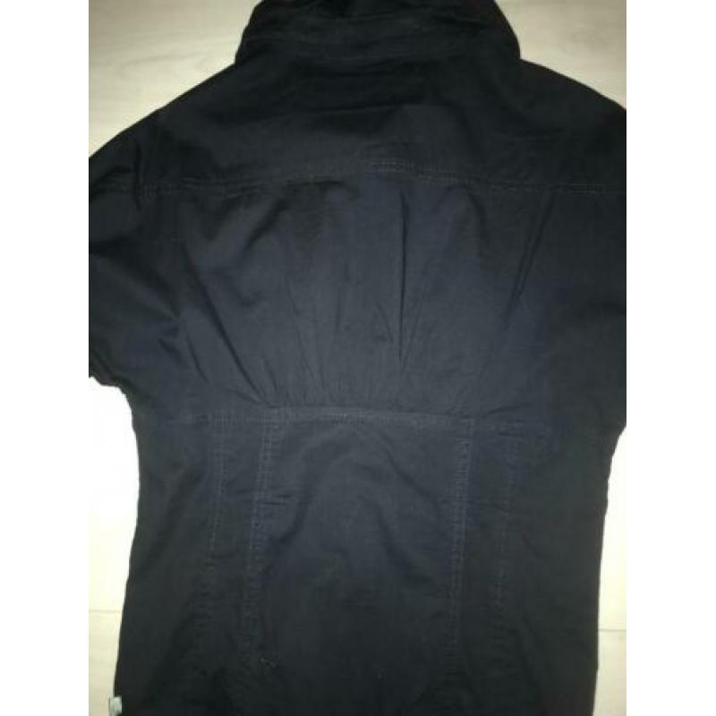 Bodyblouse zwart is afkomstig van Dept maat S