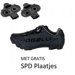 Mountainbike schoenen Rogelli AB410 + SCHOENPLAATJES