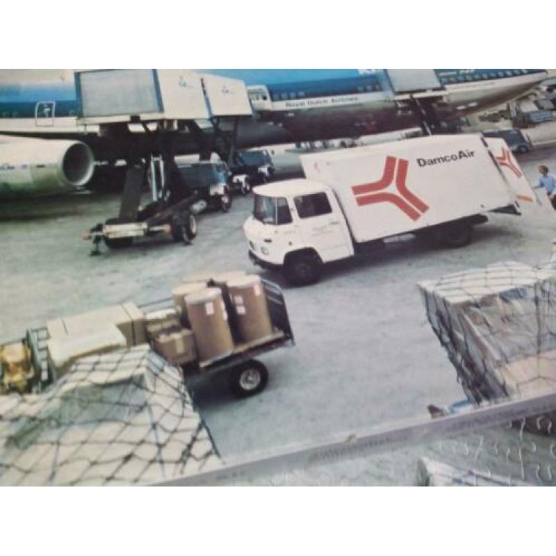 KLM Boeing puzzel Damco air Mercedes Benz 508 Pol