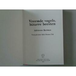 Vreemde vogels, bizarre beesten - Adrienne Barman