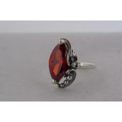 KORTING elegante zilveren 925 met granaat 8