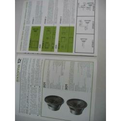 Oude Goodmans Luidspeaker folder in nieuwstaat , zeldzaam