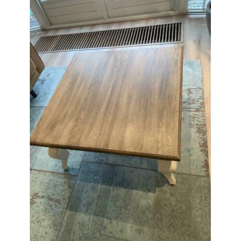 Eikenhouten salon tafel