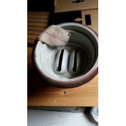 Oud pretolie stelletje. Originele beccon. Doorsnede 23 cm,