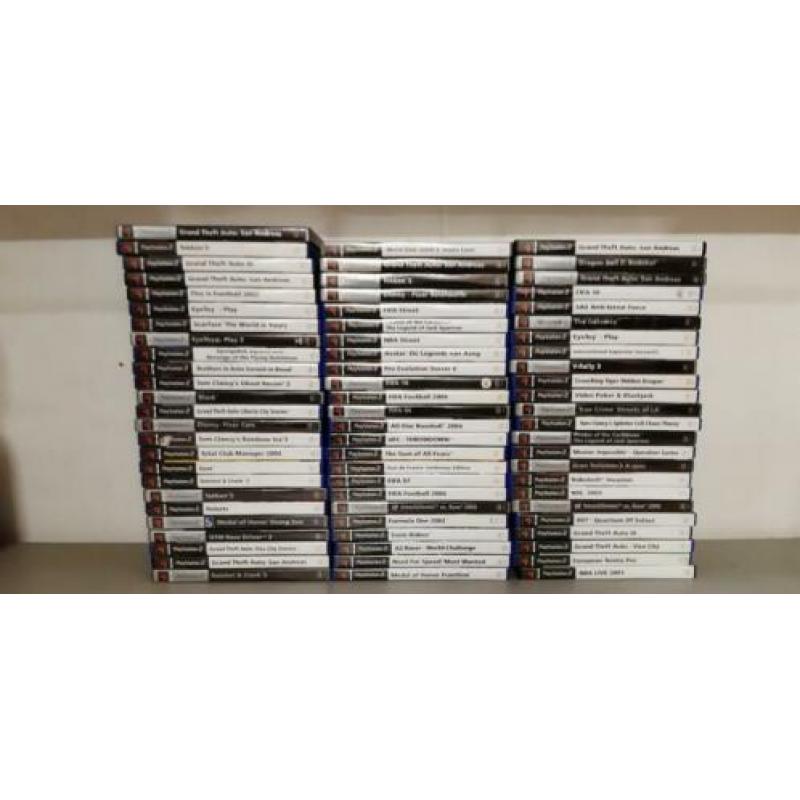 Te koop 73 PlayStation 2 games