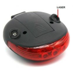 Laser achterlicht achterlamp fietslamp mtb lamp verlichting