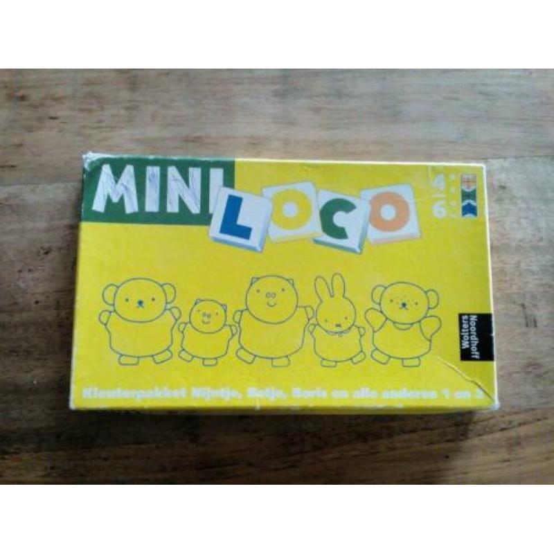 Mini loco nijntje, basisdoos met 4 boekjes in kartonnen doos