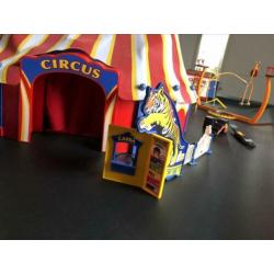 Playmobil circustent met verlichting en diverse toebehoren