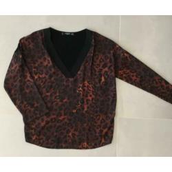 Mango top in leopard print. NIEUW!