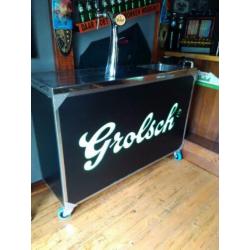 Mobiele RVS biertap met led verlichting