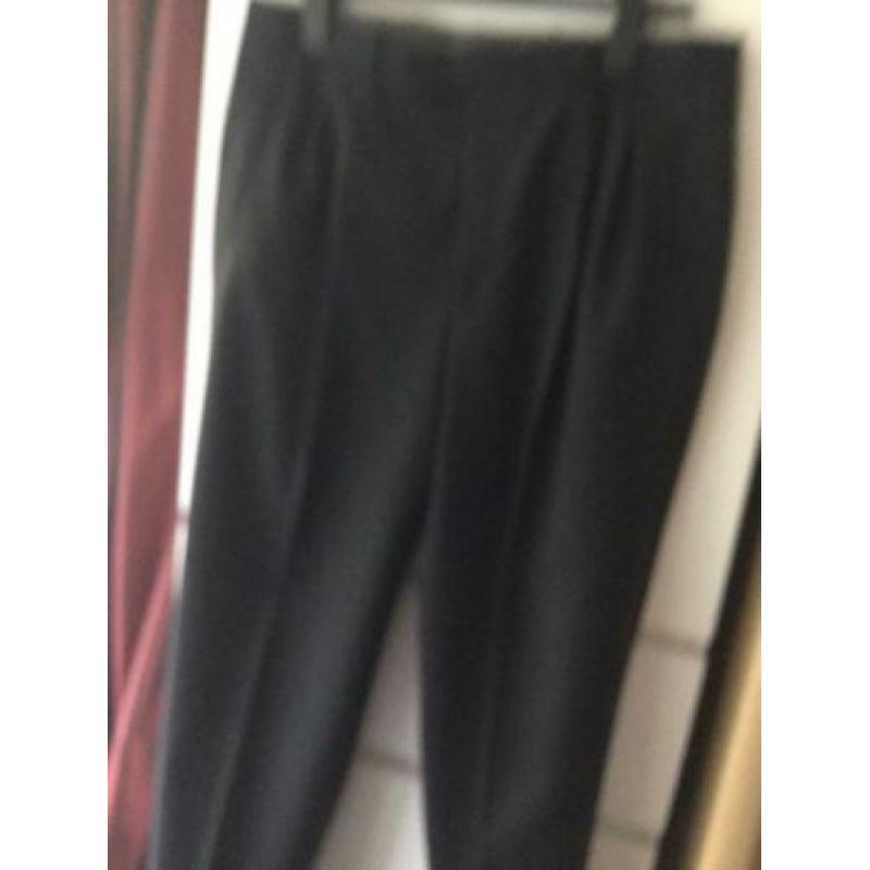 Mooie grijze BRAX bandplooi pantalon