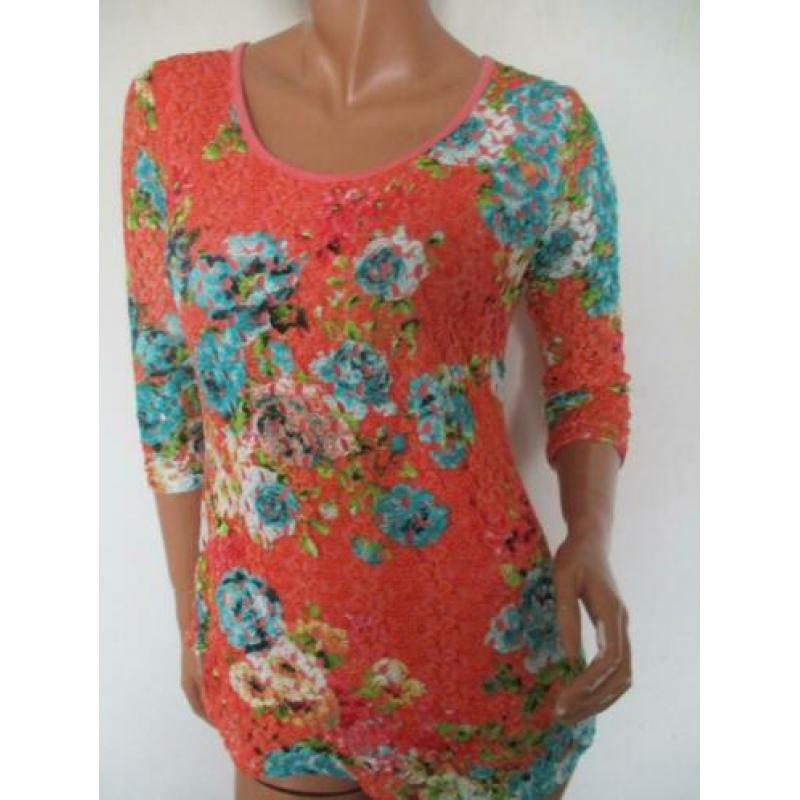 STUDIO ANNELOES ! Kanten shirt mt 38.