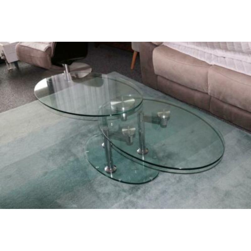 Glazen salontafel
