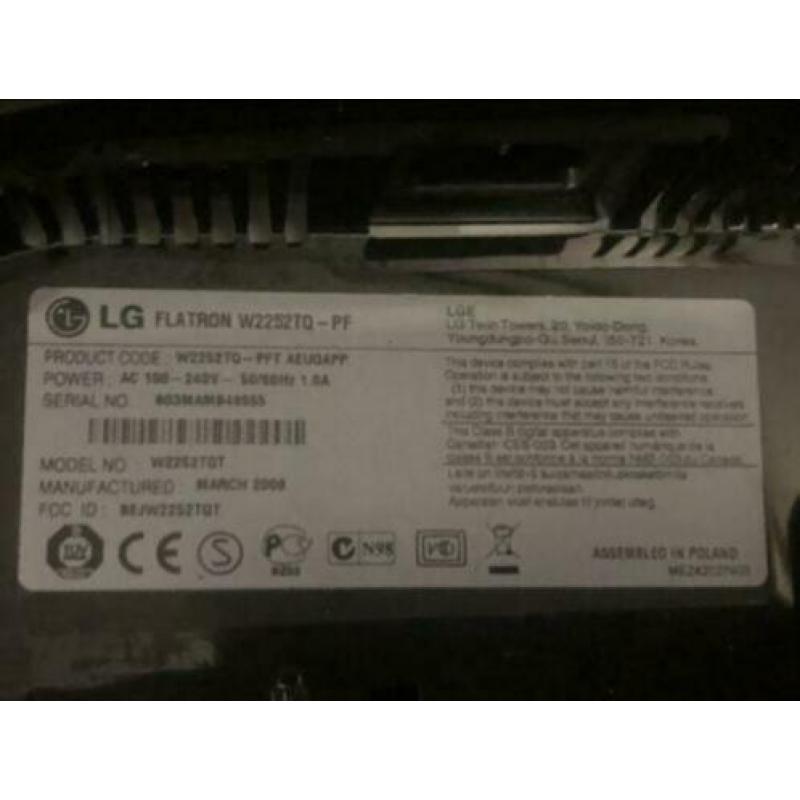 Flatron game scherm /W2252TQ / 22 inch