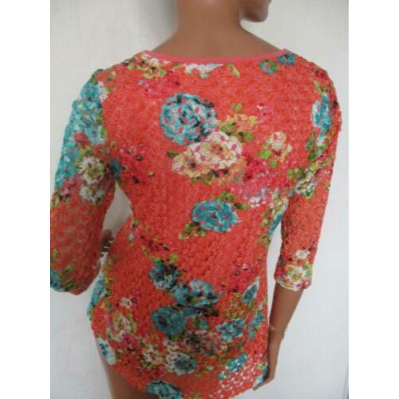 STUDIO ANNELOES ! Kanten shirt mt 38.