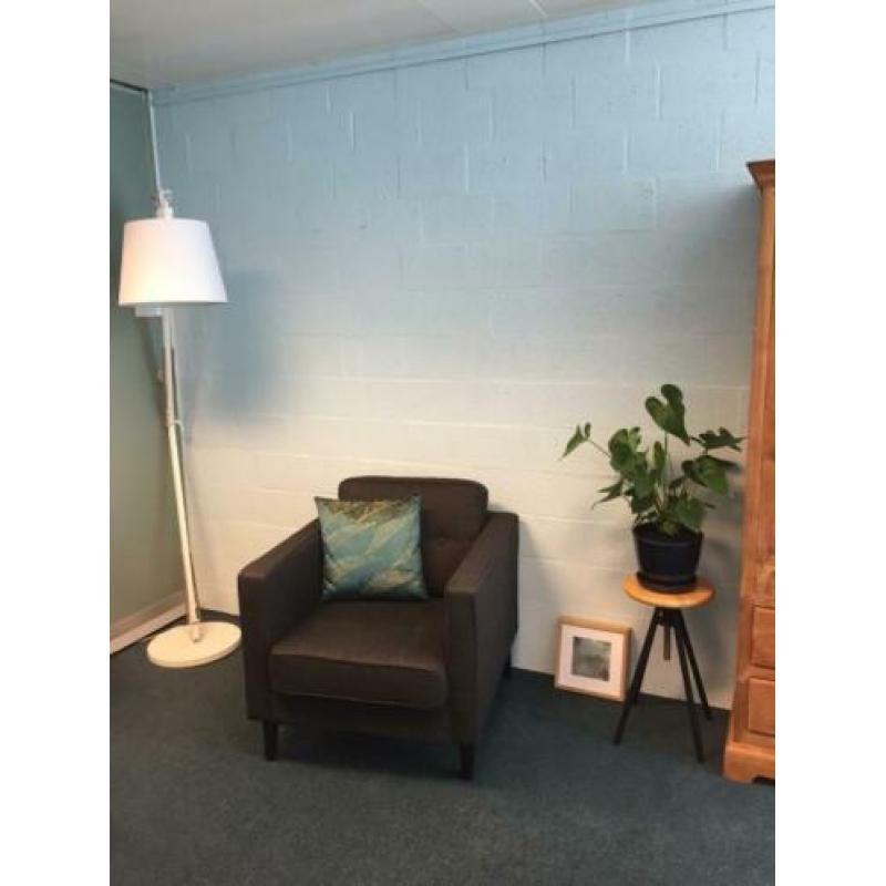 2 grote comfortabele Fauteuils antraciet