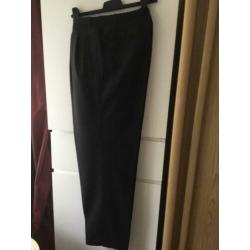 Mooie grijze BRAX bandplooi pantalon