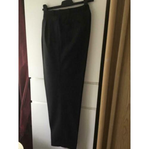 Mooie grijze BRAX bandplooi pantalon