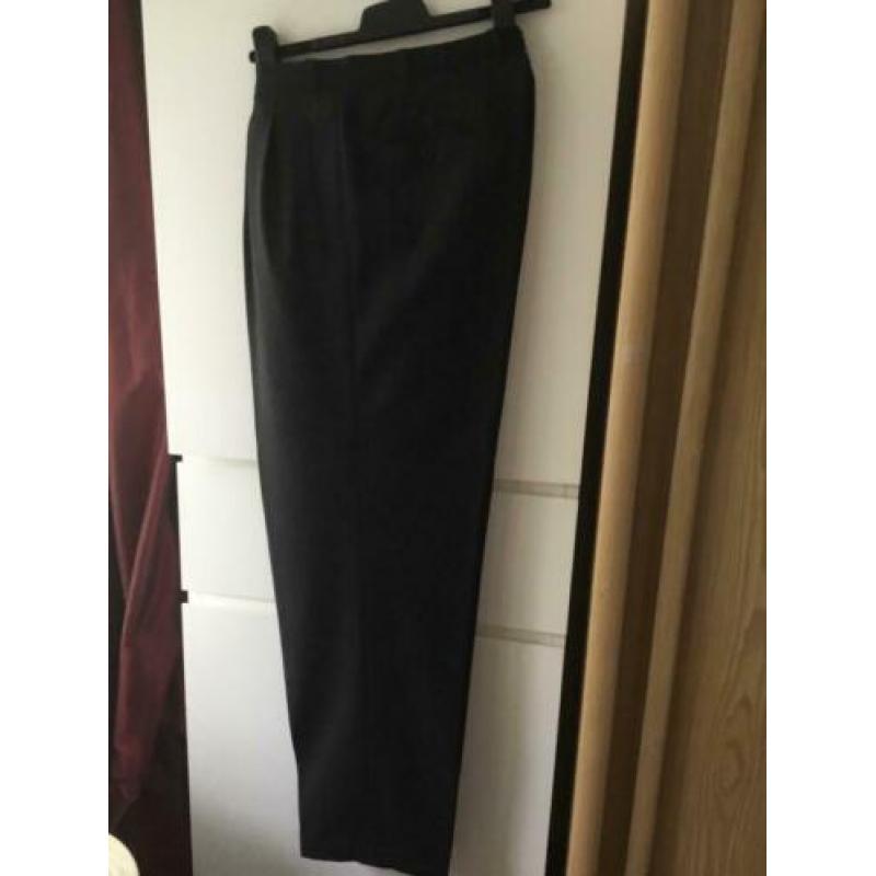 Mooie grijze BRAX bandplooi pantalon