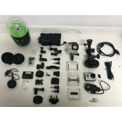 Combinatie set Go pro Hero 3 black + 360 Fly Camera