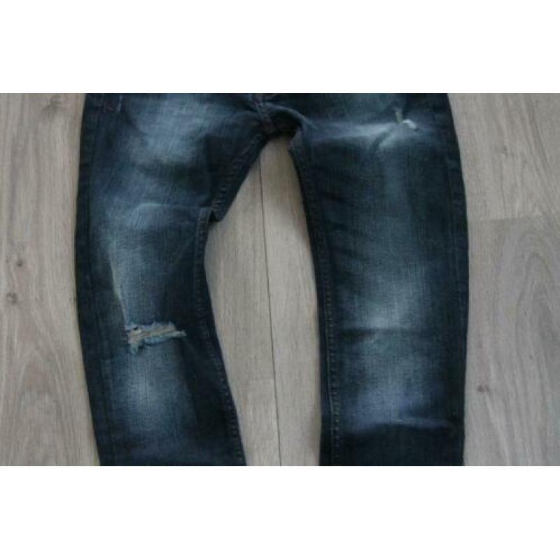 Blauw dames broek DENIM CO, maat XS W26 L30, NIEUW (d21)