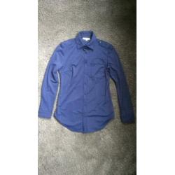 Comfort blouse blauw maat S of 36 Nieuw!