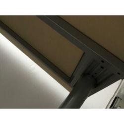 Ikea bureau, blad & onderstel, bekant, hoogteverst. 80x160