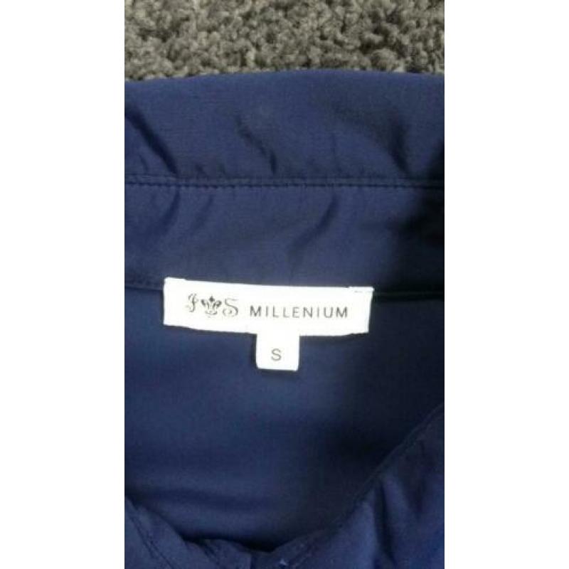 Comfort blouse blauw maat S of 36 Nieuw!