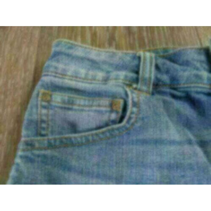 Jeansshort van Mango mt 34, gedragen in goede staat