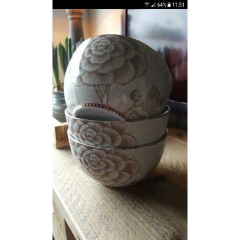 Nieuwe Pip Studio Saladeschaal 3x Offwhite Spring To Life