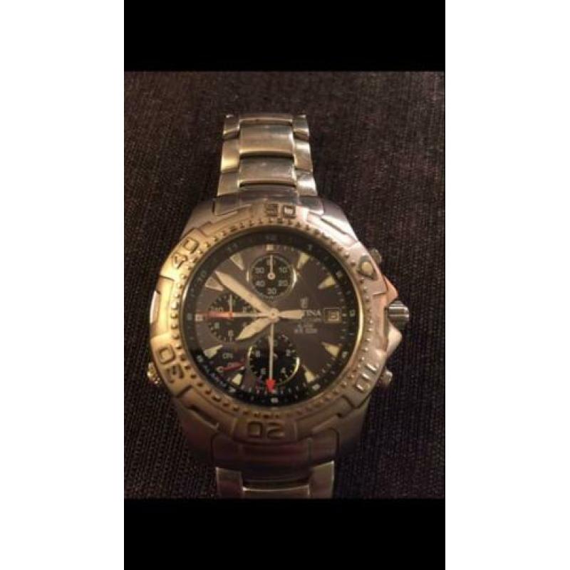 Festina horloge 8967,Chronograph,Alarm,W.R. 100m,werkt prima