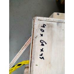 Te koop houten bench kooi vervoersbox
