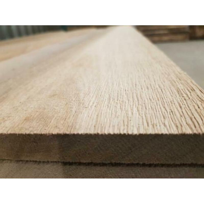 Eiken planken geschaafd / geborsteld / kunstmatig gedroogd