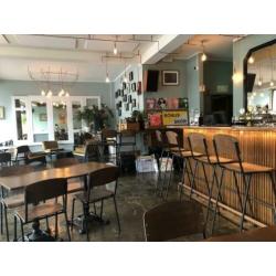 VINTAGE RESTAURANT STOELEN SCHOOLSTOELEN, stoel smokey 253