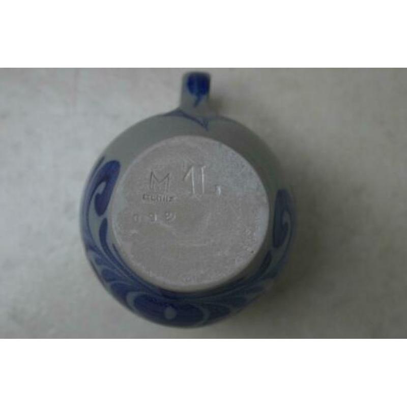 Keuls aardewerk vaas/karaf 1 liter met opschrift Rapp’s