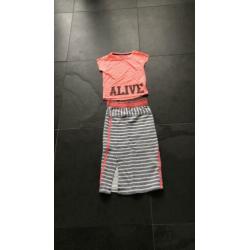 Retour rok maat 134/140. Shirt van Cars maar 140