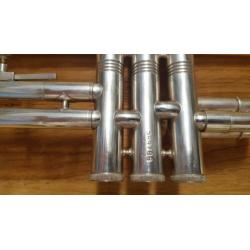 Verzilverde B&F Amati Bes Trompet